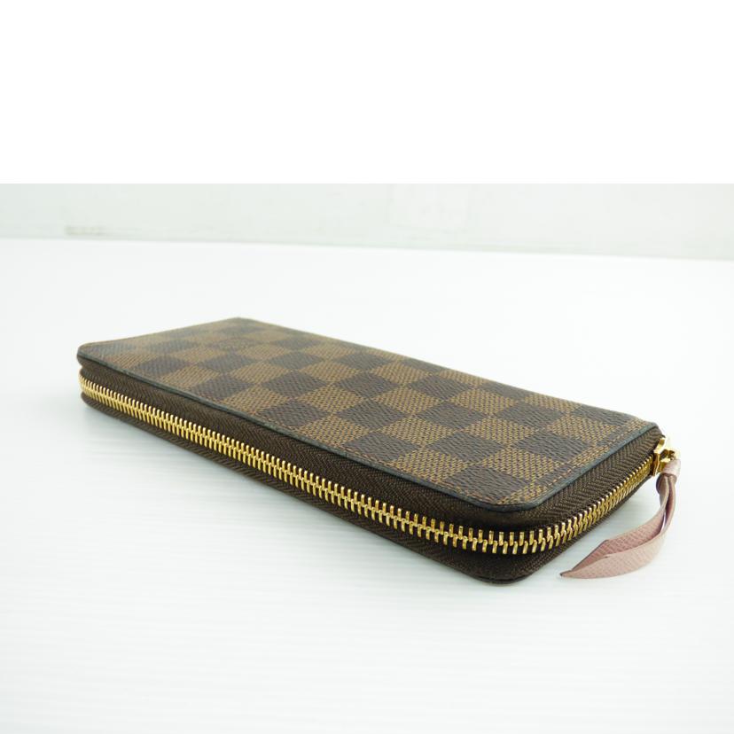 ＬＯＵＩＳ　ＶＵＩＴＴＯＮ ルイ・ヴィトン/ポルトフォイユ・クレマンス／ダミエ・エベヌ／ローズバレリーヌ/N41626//GI2149/ABランク/64