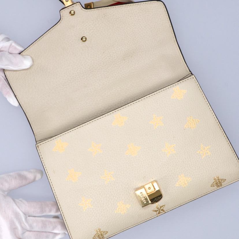 ＧＵＣＣＩ グッチ/シルヴィ　ビー＆スター　スモール　ショルダーバッグ/524405//493***/Bランク/75