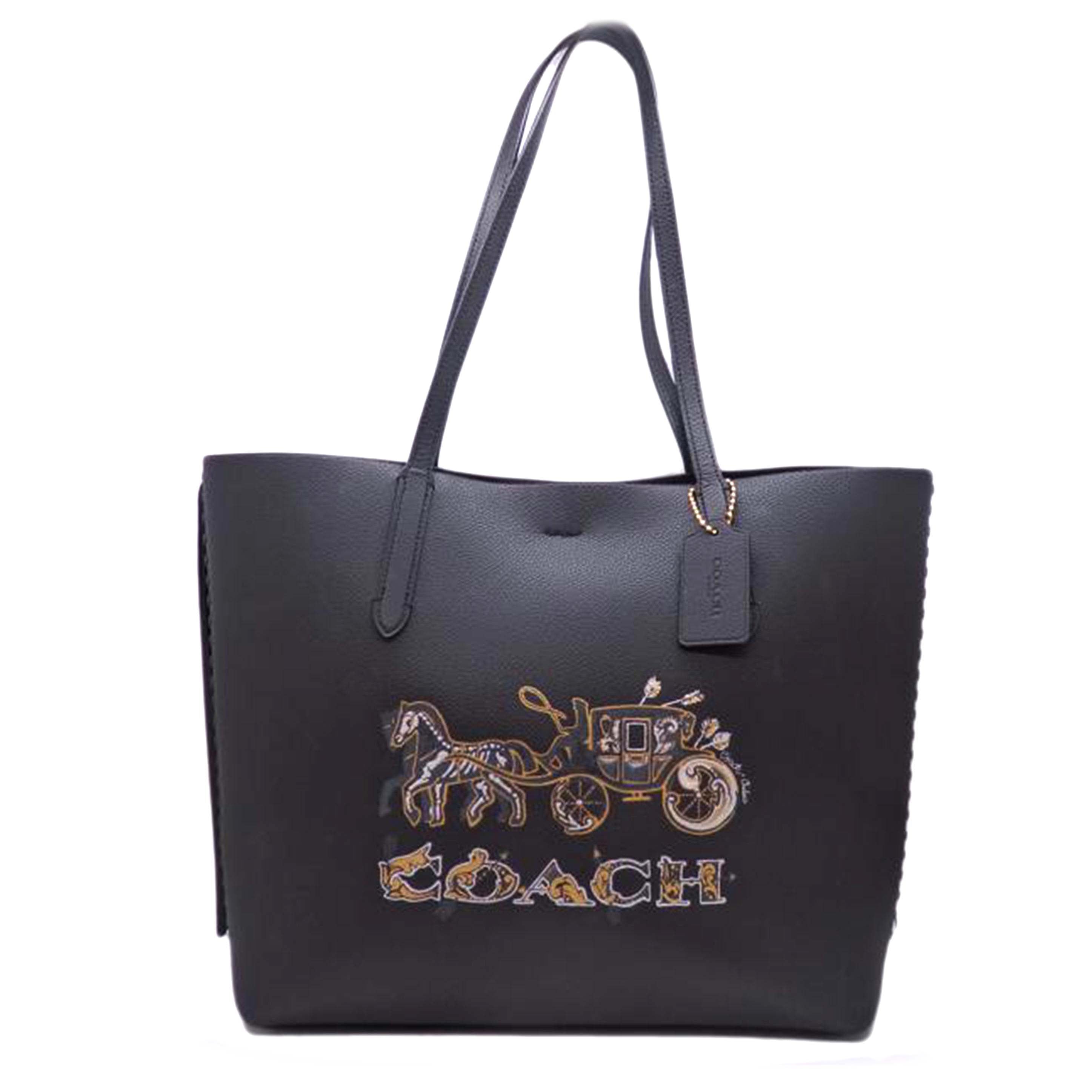ＣＯＡＣＨ ｺｰﾁ/ホースキャリッジ／レザートート／ブラック/F76776//ABランク/02