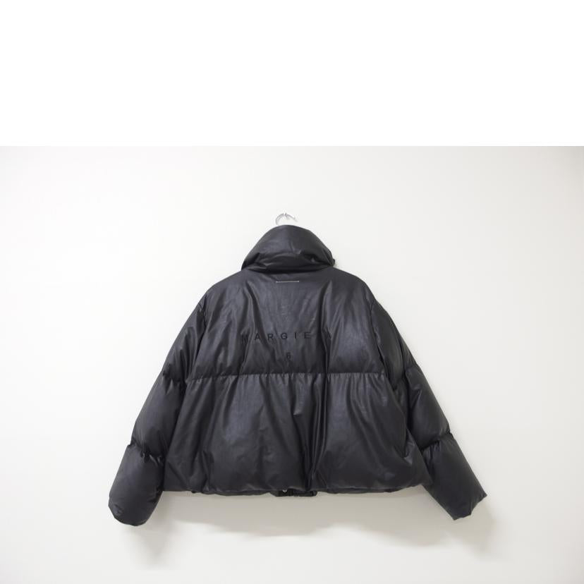 ＭＭ６/ＭＭ６　　ショートダウンジャケット　　フェイクレザー　　ブラック　　サイズＭ/S52AM0176//Bランク/83