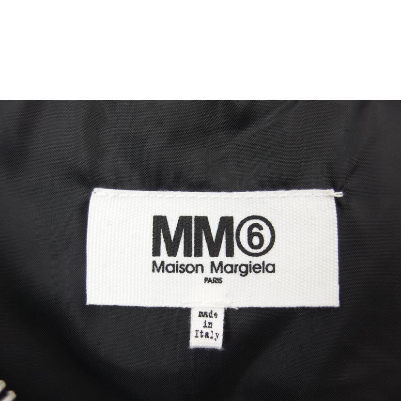 ＭＭ６/ＭＭ６　　ショートダウンジャケット　　フェイクレザー　　ブラック　　サイズＭ/S52AM0176//Bランク/83