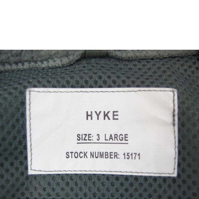 ＨＹＫＥ/ＨＹＫＥ　ＥＣＷＣＳ　ＧＥＮ３　ＦＬＥＥＣＥ　ＴＯＰ　オリーブドラブ　サイズ３/222-15171-012//Aランク/83