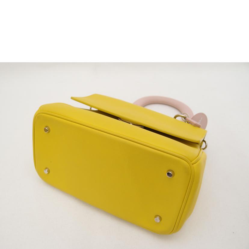 ＣｈｒｉｓｔｉａｎＤｉｏｒ クリスチャンディオール　ハンドバック　パーティーバック　ショルダーバッグ　黄色　斜め掛け　肩掛け　レディース/２ｗａｙレザーハンド／イエロー//19-*******/ABランク/69