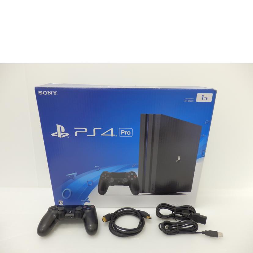 ＳＯＮＹ ソニー/ＰＳ４Ｐｒｏ本体１ＴＢジェットブラック/CUH-7000B//5785385/ABランク/88