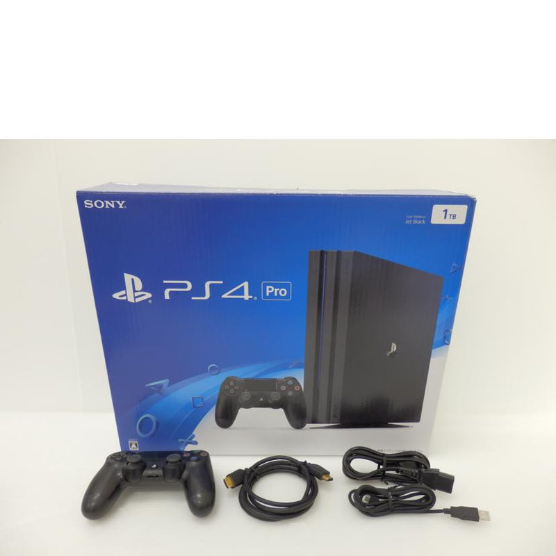 ジャンク品 PlayStation®4 Pro ジェット・ブラック 1TB-