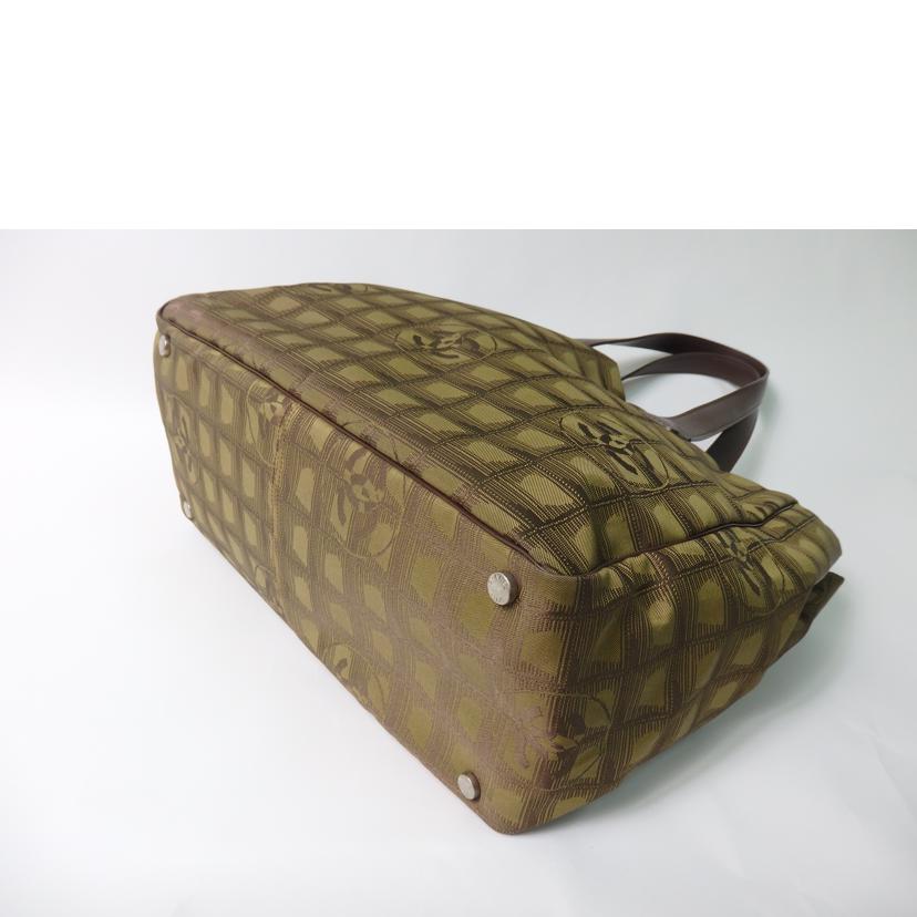 CHANEL シャネル/ニュートラベルラインMM/カーキ×ブラウン系/A15991//7038664/ABランク/84