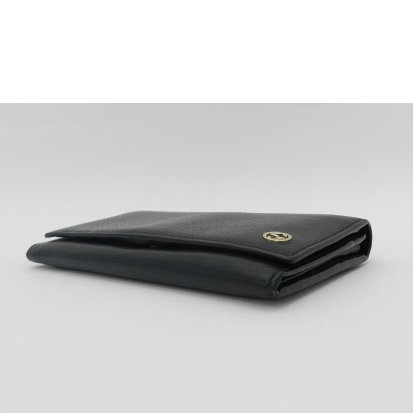 ＧＵＣＣＩ グッチ　黒　メンズ　/インターロッキングＧ二つ折り長財布／ブラック/449279//496334/Aランク/69