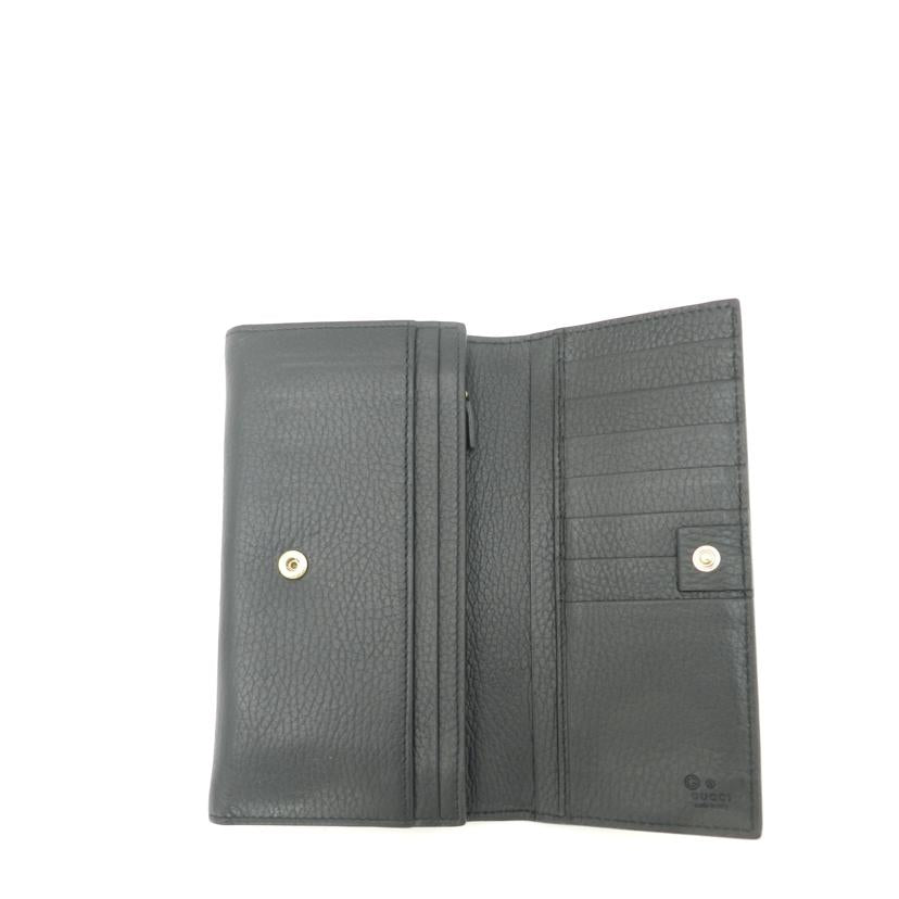 ＧＵＣＣＩ グッチ　黒　メンズ　/インターロッキングＧ二つ折り長財布／ブラック/449279//496334/Aランク/69