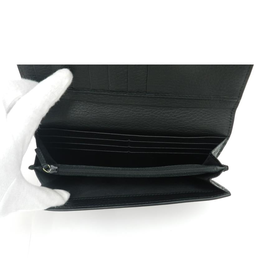 ＧＵＣＣＩ グッチ　黒　メンズ　/インターロッキングＧ二つ折り長財布／ブラック/449279//496334/Aランク/69