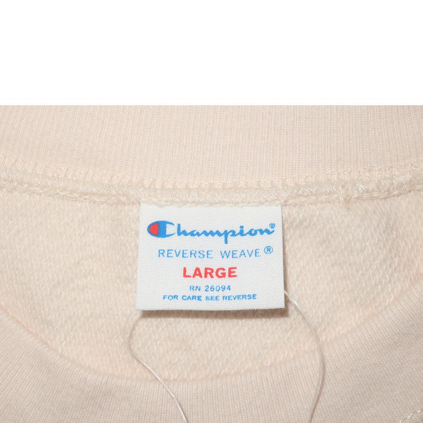 Ｃｈａｍｐｉｏｎ チャンピオン/リバースウィーブリブラインクルーネックスウェット　アイボリー　Ｌサイズ/C8-J002//Aランク/65