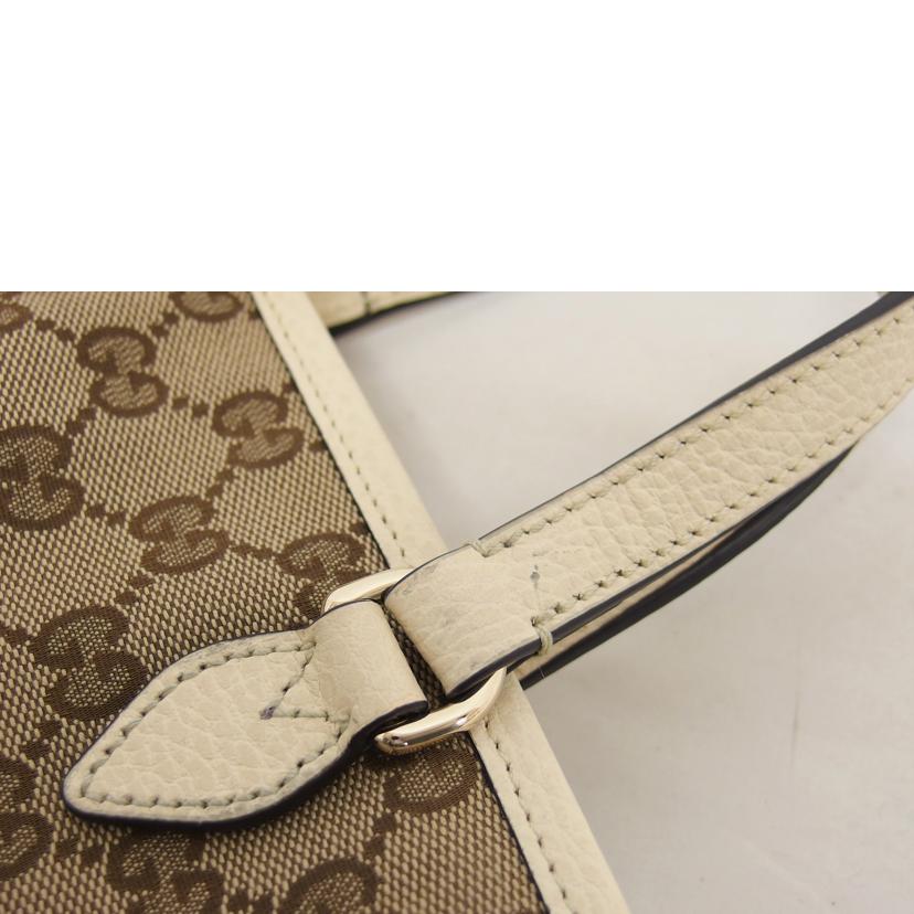 ＧＵＣＣＩ グッチ/ＧＧキャンバス／２ＷＡＹショルダーバッグ／アイボリー/449241//493075/ABランク/04