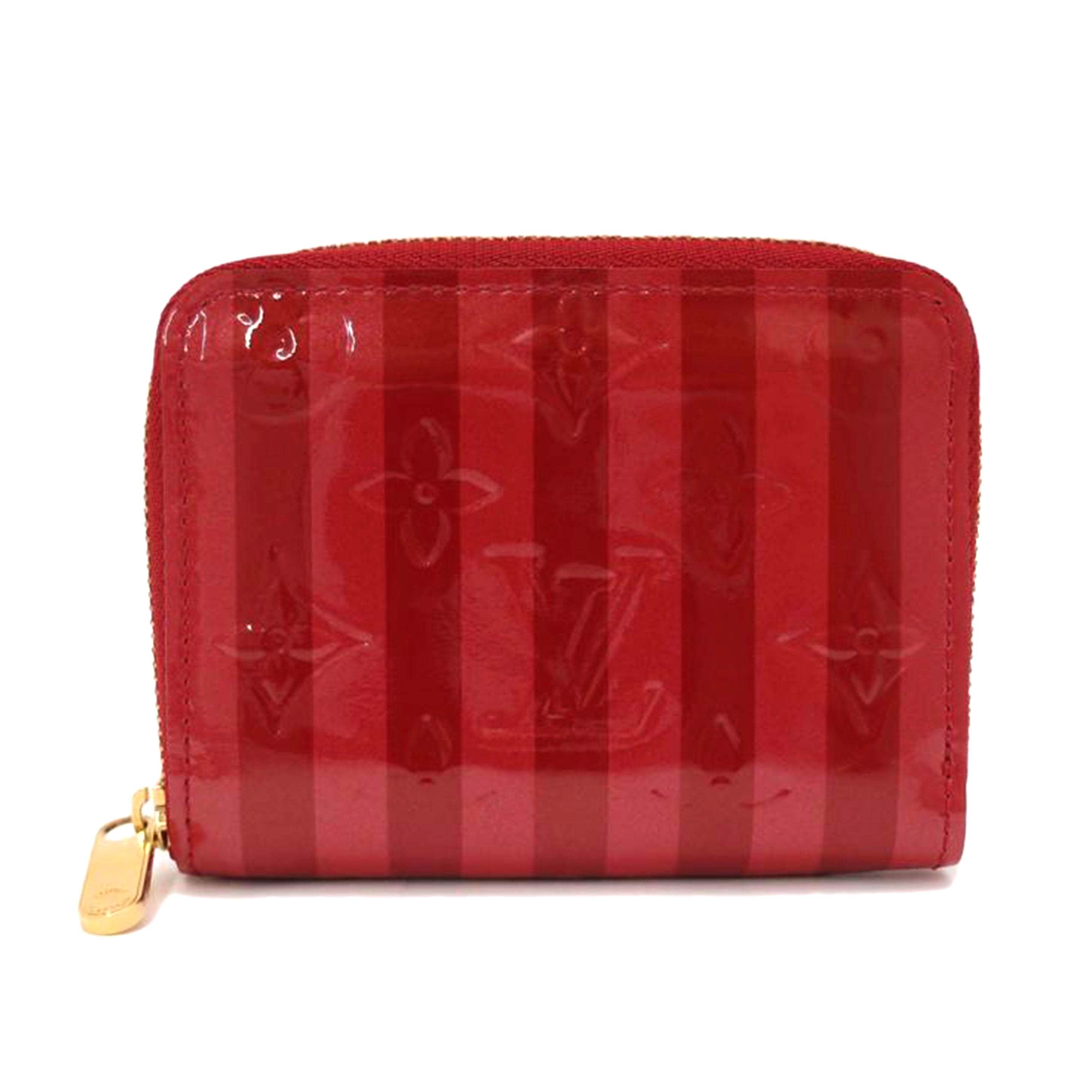 ＬＯＵＩＳ　ＶＵＩＴＴＯＮ ルイ・ヴィトン　小銭入れ　赤　財布　コインケース/ジッピーコインパース／ヴェルニレイユール／ポムダムール/M58065//TS5101/Aランク/69