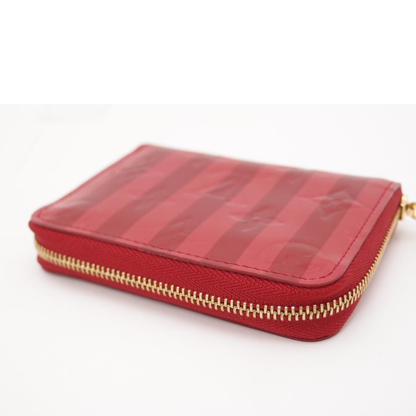ＬＯＵＩＳ　ＶＵＩＴＴＯＮ ルイ・ヴィトン　小銭入れ　赤　財布　コインケース/ジッピーコインパース／ヴェルニレイユール／ポムダムール/M58065//TS5101/Aランク/69