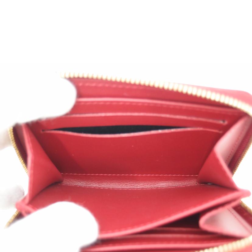 ＬＯＵＩＳ　ＶＵＩＴＴＯＮ ルイ・ヴィトン　小銭入れ　赤　財布　コインケース/ジッピーコインパース／ヴェルニレイユール／ポムダムール/M58065//TS5101/Aランク/69