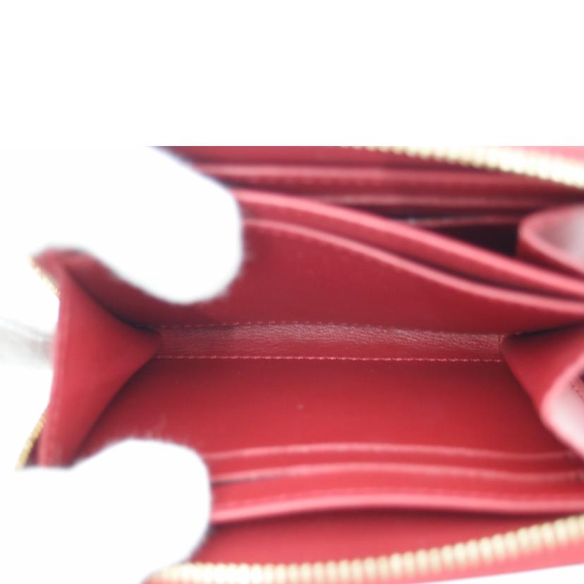 ＬＯＵＩＳ　ＶＵＩＴＴＯＮ ルイ・ヴィトン　小銭入れ　赤　財布　コインケース/ジッピーコインパース／ヴェルニレイユール／ポムダムール/M58065//TS5101/Aランク/69