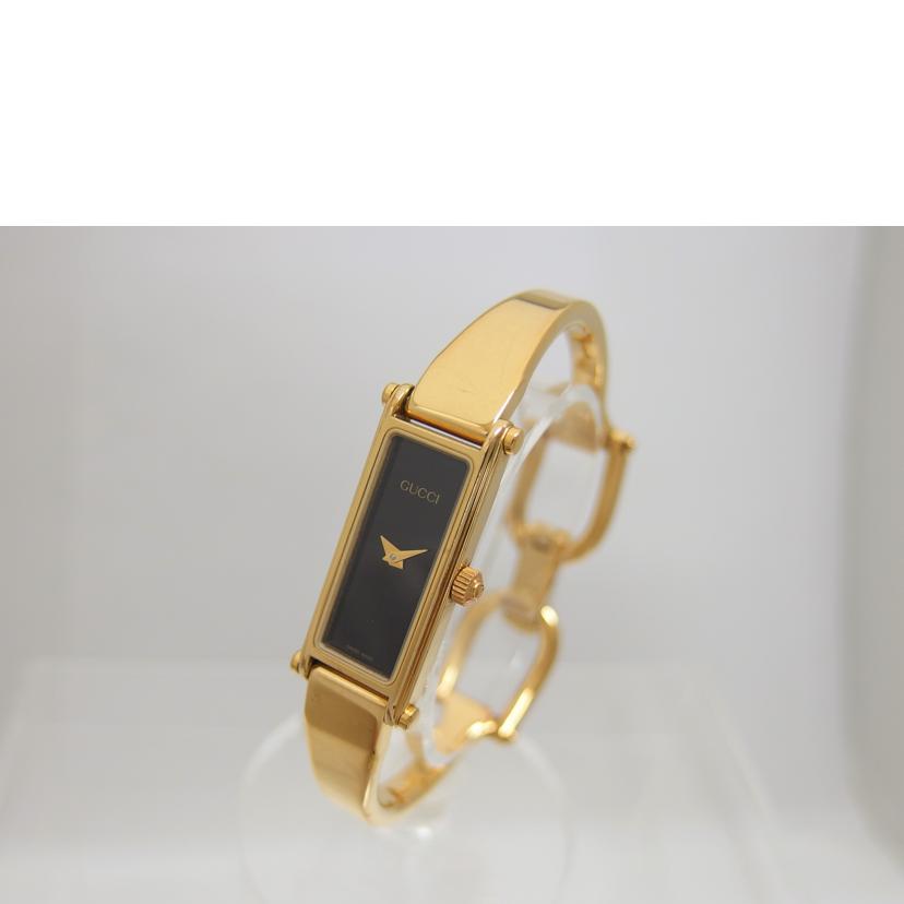 ＧＵＣＣＩ グッチ　/ブラック文字盤／バングルウォッチ／クォーツ/YA015557(1500)//029****/Bランク/04