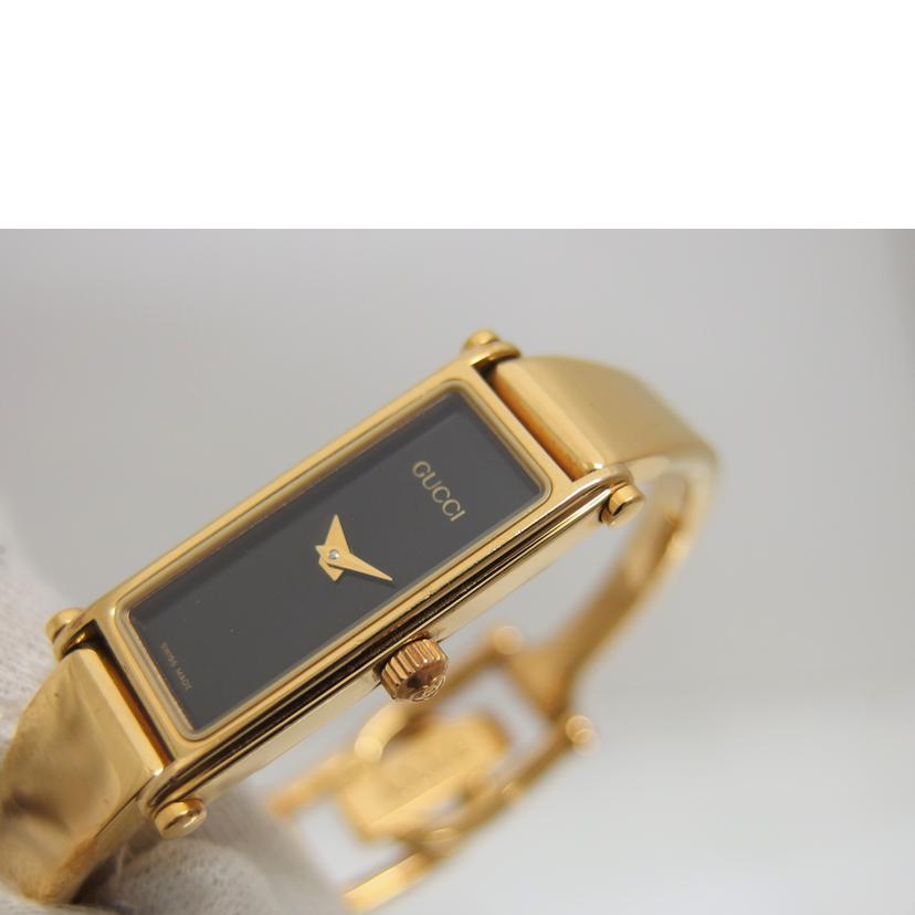 ＧＵＣＣＩ グッチ　/ブラック文字盤／バングルウォッチ／クォーツ/YA015557(1500)//029****/Bランク/04