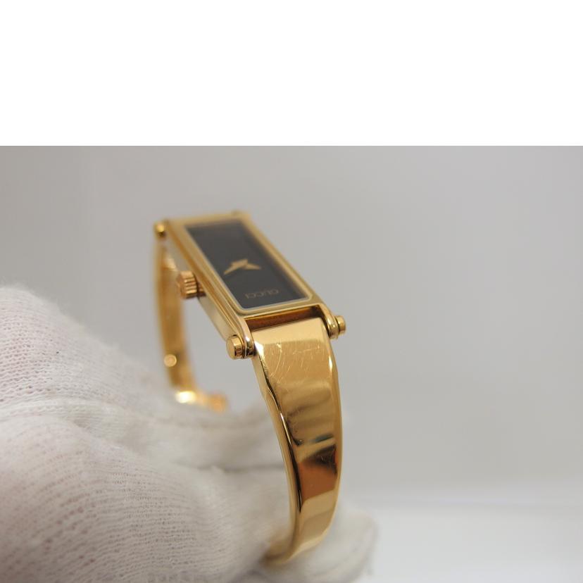 ＧＵＣＣＩ グッチ　/ブラック文字盤／バングルウォッチ／クォーツ/YA015557(1500)//029****/Bランク/04