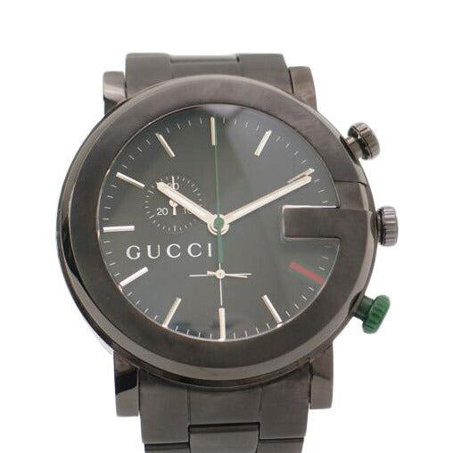 ＧＵＣＣＩ グッチ　腕時計　メンズ　クロノグラフ　ステンレス/Ｇクロノ／オールブラック／クォーツ/YA101331//139*****/Aランク/69