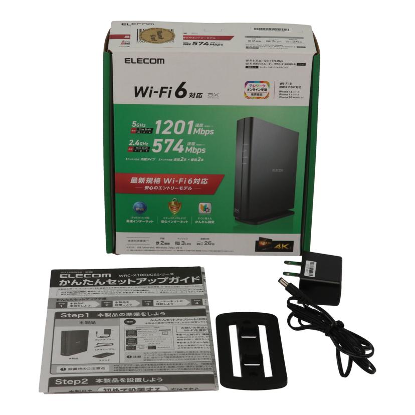 ＥＬＥＣＯＭ エレコム/Ｗｉｆｉルーター/WRC-X1800GS-B//Bランク/82