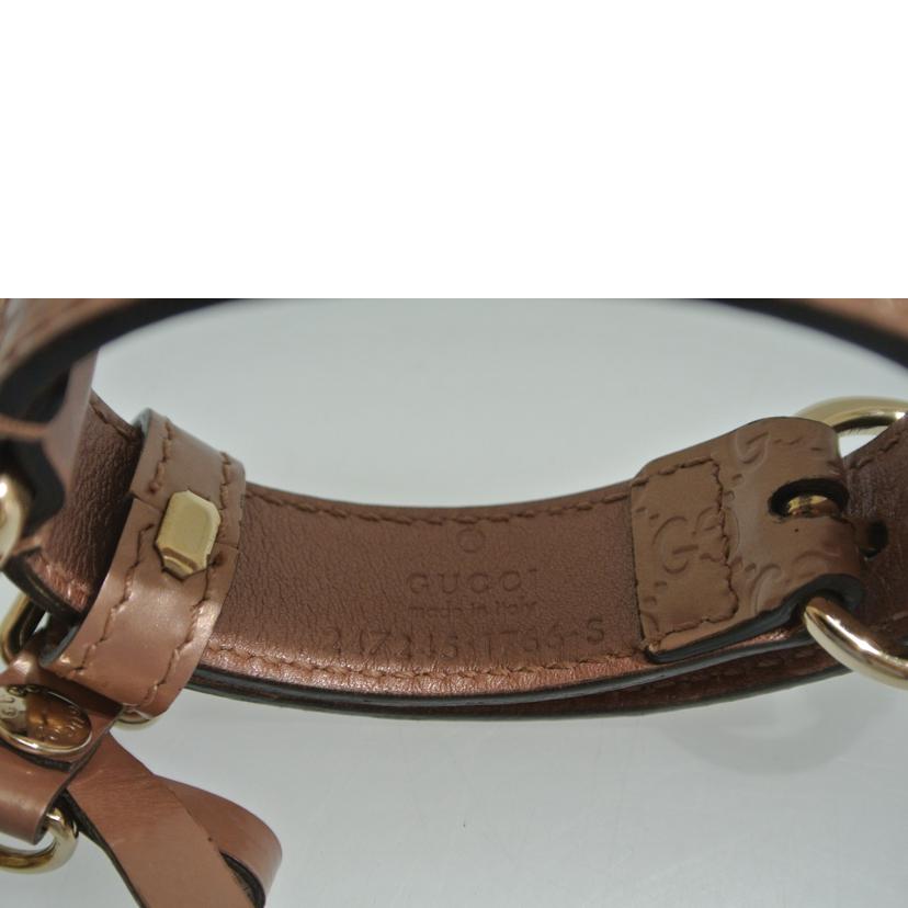 ＧＵＣＣＩ グッチ/首輪小型犬用　ＧＧ/247245//1766.S/ABランク/87