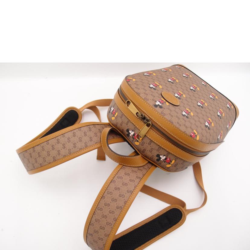 GUCCI グッチ リュックサック ミッキーマウス ブラウン/ブランド