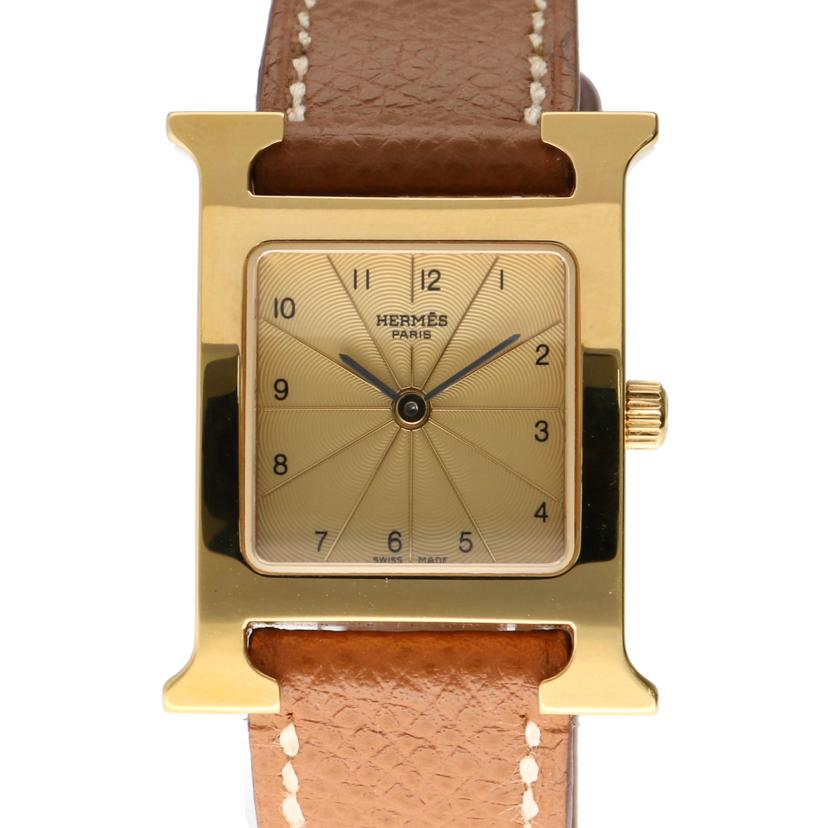 ＨＥＲＭＥＳ エルメス/Ｈウォッチ／レディース／クオーツ/HH1.201//165****/Aランク/75