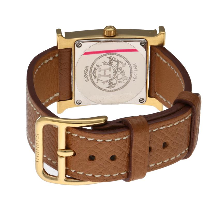 ＨＥＲＭＥＳ エルメス/Ｈウォッチ／レディース／クオーツ/HH1.201//165****/Aランク/75