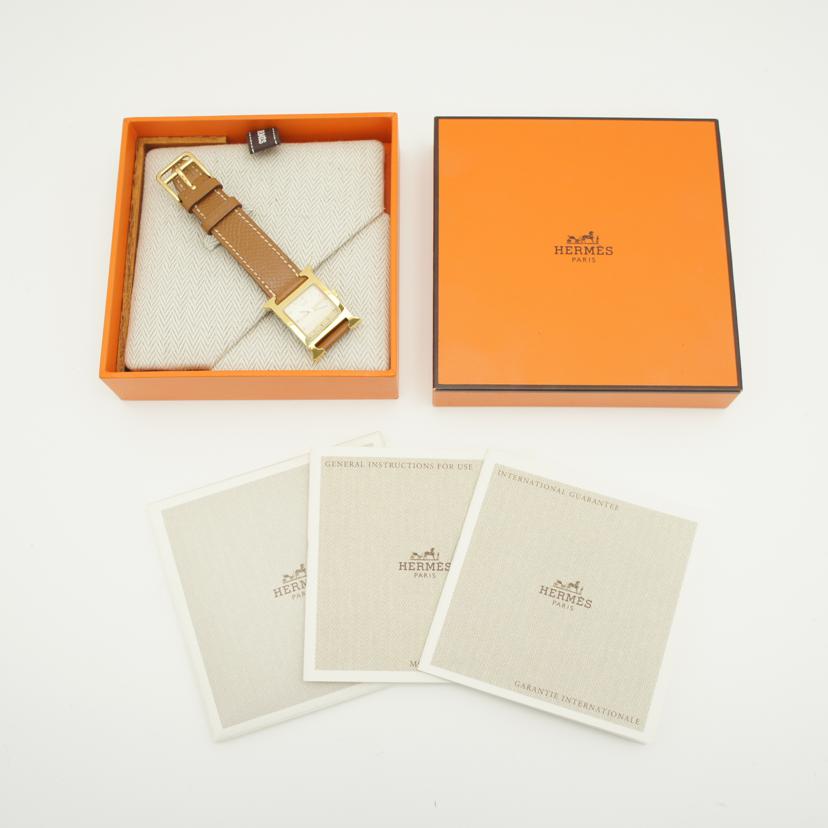 ＨＥＲＭＥＳ エルメス/Ｈウォッチ／レディース／クオーツ/HH1.201//165****/Aランク/75