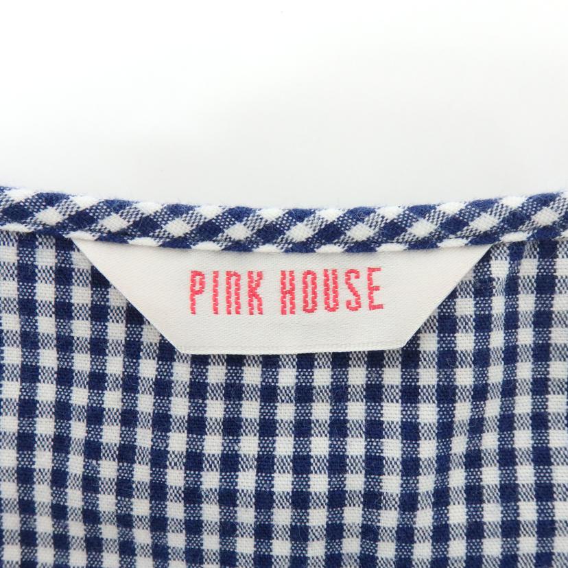 ＰＩＮＫＨＯＵＳＥ ピンクハウス/チェック柄ピコフリル重ね着風ワンピース//ABランク/77