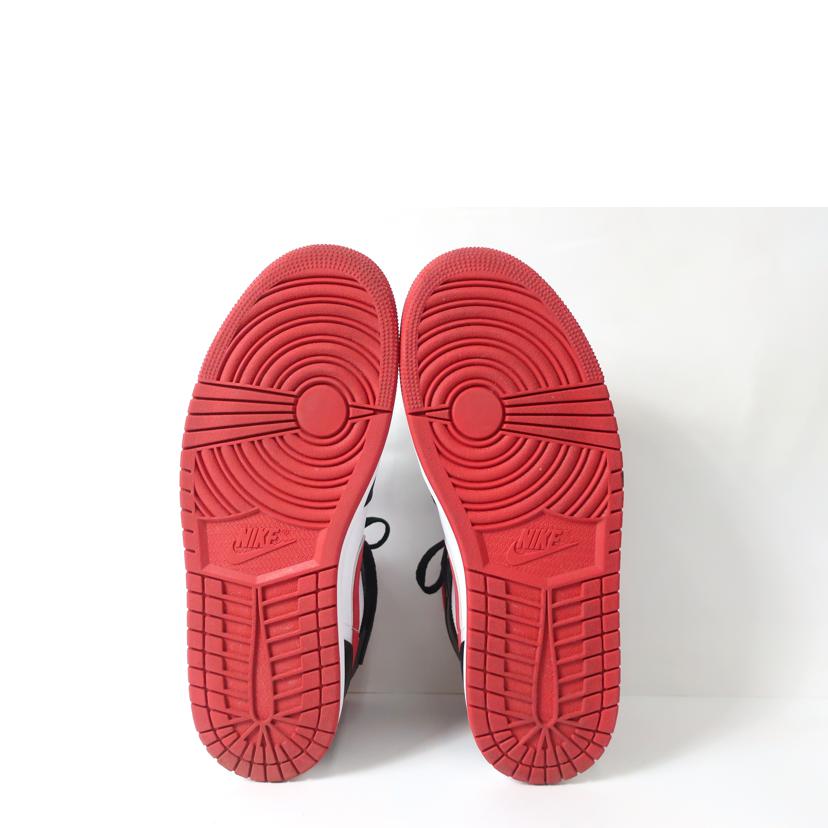 ＮＩＫＥ ナイキ/エアジョーダン１ミッド／２７．５ｃｍ／Ａｉｒ　Ｊｏｒｄａｎ１　Ｍｉｄ　Ｒｅｄ　Ｂｌａｃｋ　レッド×ブラック/554724-122//Aランク/65