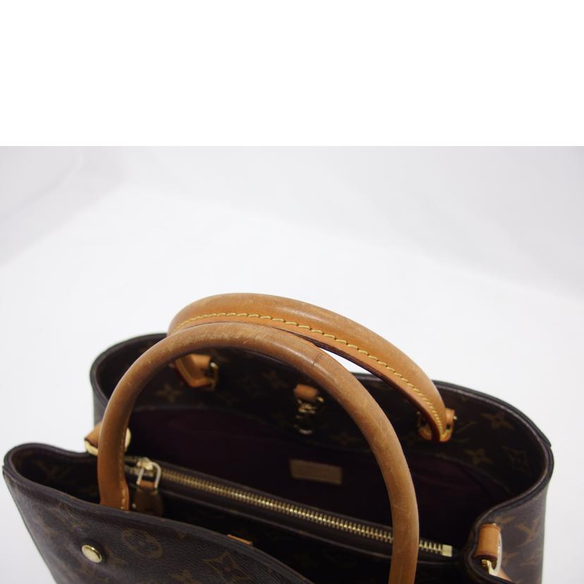 ＬＶ ルイ・ヴィトン ビトン ショルダーバッグ ハンドバッグ トートバッグ ブラウン メンズ レディース 定番 人気 ＬＶ 斜め掛け 肩がけ/モンテーニュＭＭ／モノグラム/M41056//TR4***/Bランク/04