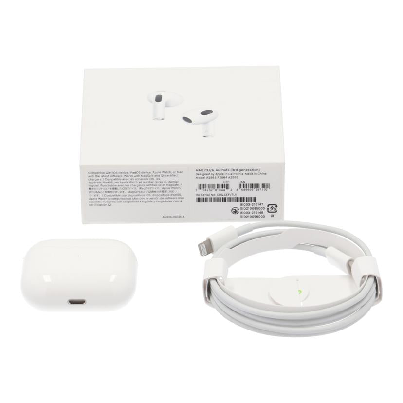 Ａｐｐｌｅ アップル/ＡｉｒＰｏｄｓ　第３世代/MME73J/A//CDQJ33V7LV/Aランク/09