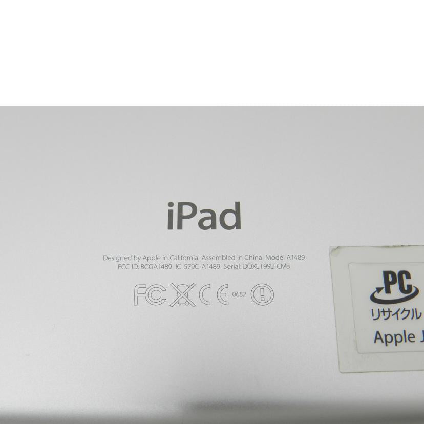 Ａｐｐｌｅ アップル/ｉＰａｄ　ｍｉｎｉ　２　Ｗｉ－Ｆｉモデル/ME279J/A//DQXLT99EFCM8/ABランク/69