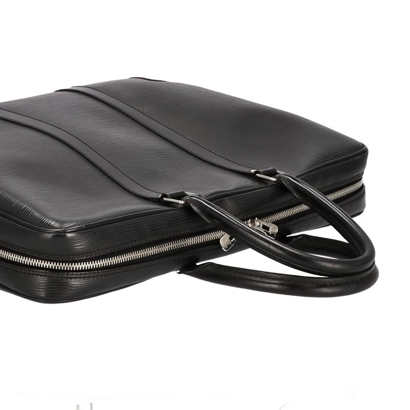 ＬＯＵＩＳ　ＶＵＩＴＴＯＮ ルイ・ヴィトン/ポルトドキュマン・ヴォワヤージュ　　／エピ／ノワール/M59162//RI2164/Bランク/09