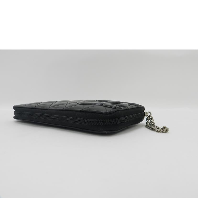 ＣＨＡＮＥＬ シャネル　黒　/カンボンライン・ラウンドファスナー長財布／ブラック/A50078//20538798/ABランク/69