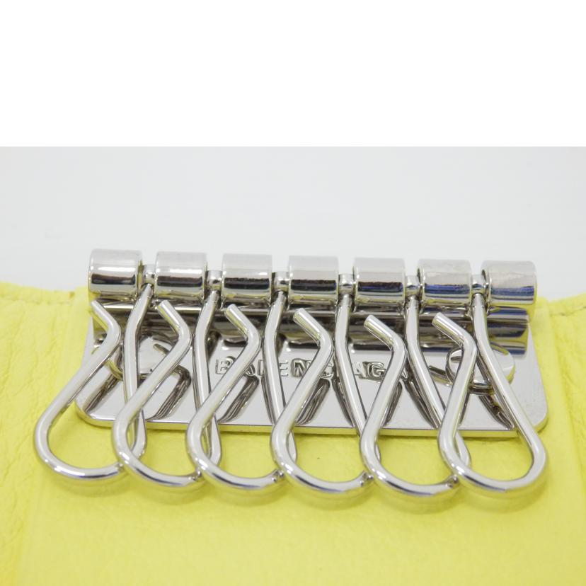バレンシアガ　キーケース　黄色　イエロー　6連 BALENCIAGA - 新品 バレンシアガ BALENCIAGA キーケース