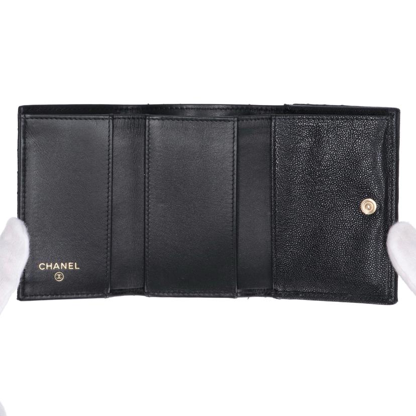 ＣＨＡＮＥＬ シャネル/ボーイシャネルコンパクト三つ折り財布//297*****/ABランク/75