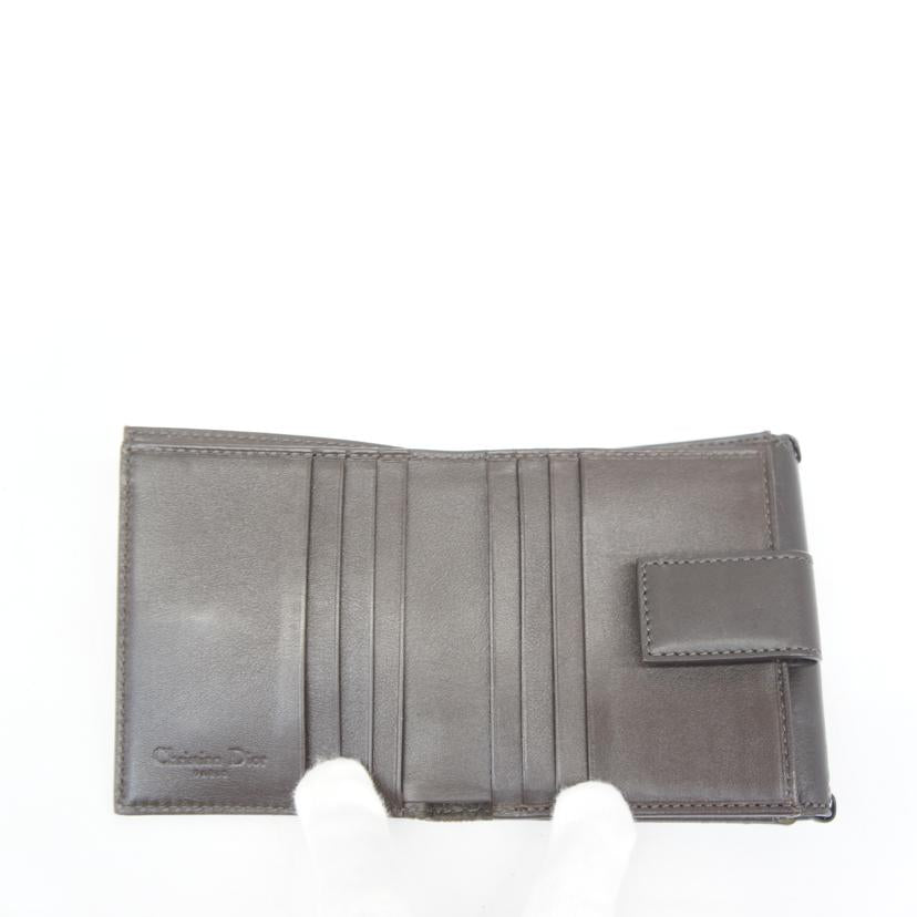 Ｃ．Ｄｉｏｒ クリスチャンディオール/トロッターコンパクトウォレット/02-LU-0057//Aランク/05