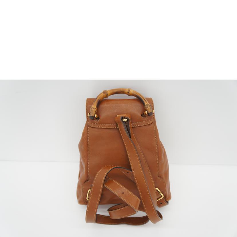 ＧＵＣＣＩ GUCCI/バンブーレザーバックパック/003･2058//003/Bランク/75