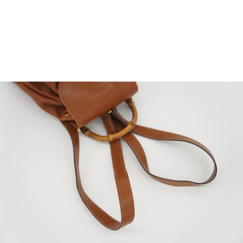 ＧＵＣＣＩ GUCCI/バンブーレザーバックパック/003･2058//003/Bランク/75