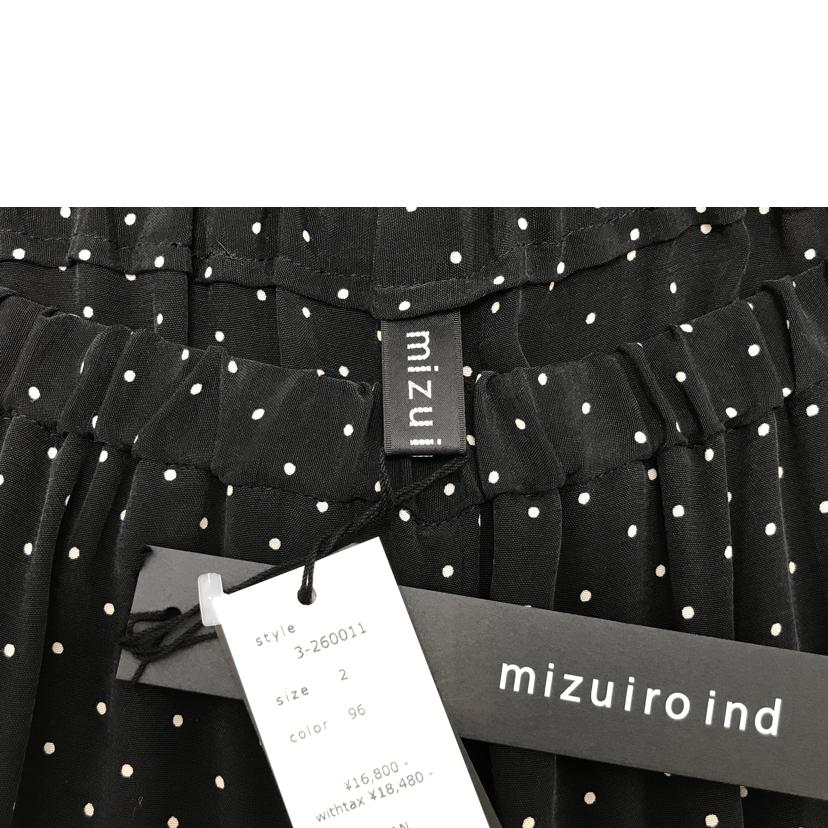 ｍｉｚｕｉｒｏｉｎｄ ミズイロインド/ドットイージーパンツ／黒・白/3-26001//SAランク/51
