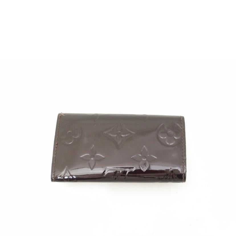 ＬＯＵＩＳ　ＶＵＩＴＴＯＮ ルイ・ヴィトン　４連キーケース　紫　エナメル/ミュルティクレ４／ヴェルニ／アマラント/M90909//TS5***/ABランク/69