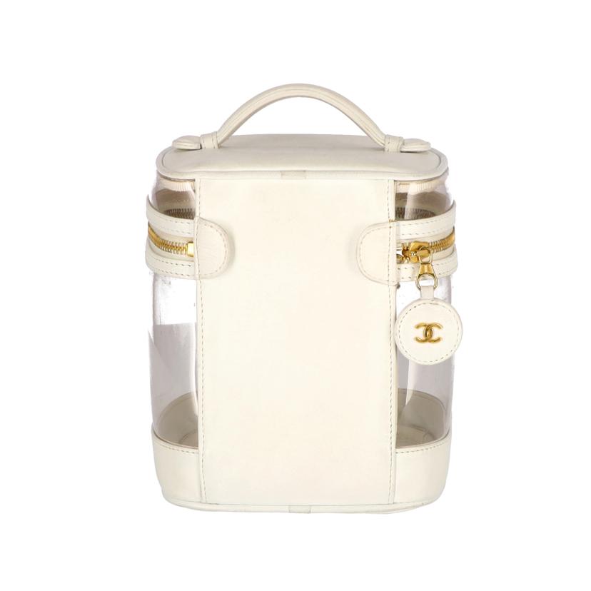 ＣＨＡＮＥＬ シャネル　化粧ポーチ　レディース/クリアレザーココマークバニティ　//3451600/Bランク/75