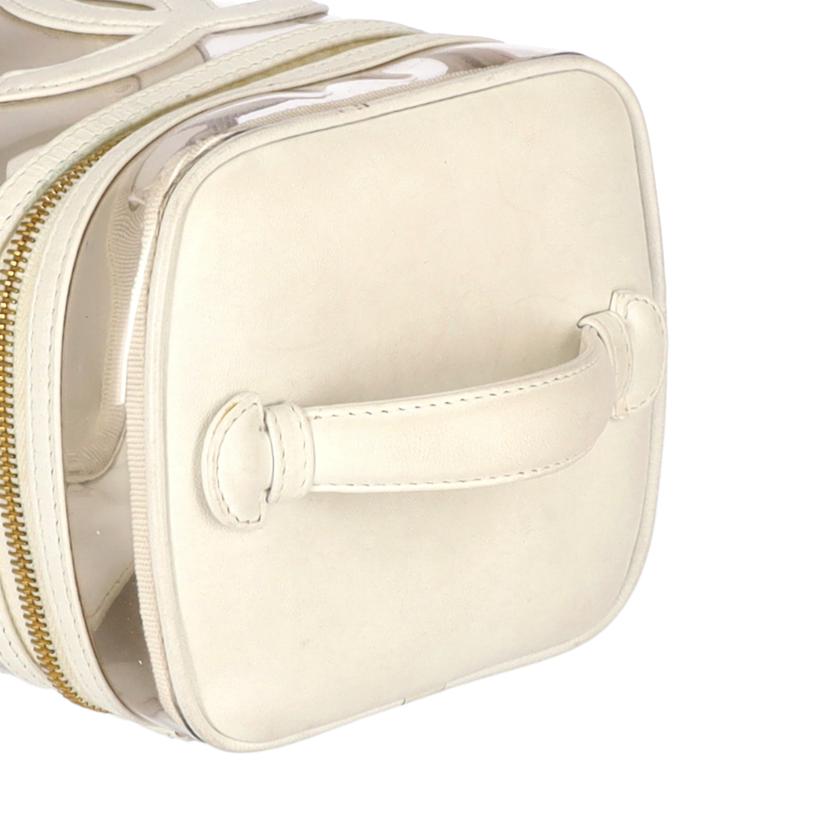 ＣＨＡＮＥＬ シャネル　化粧ポーチ　レディース/クリアレザーココマークバニティ　//3451600/Bランク/75