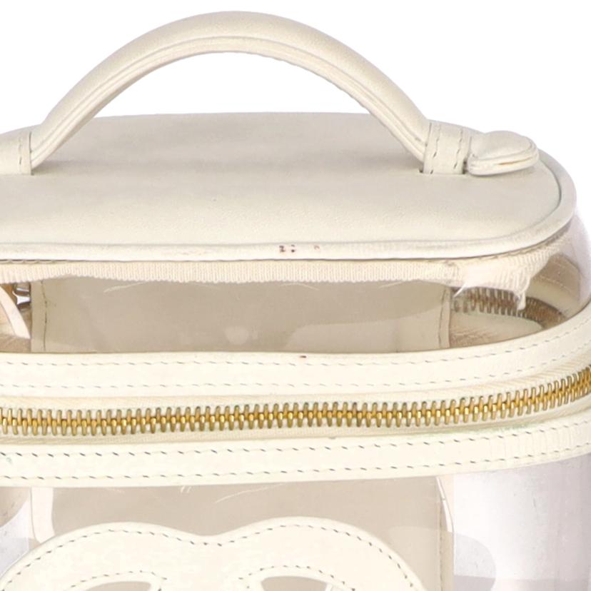 ＣＨＡＮＥＬ シャネル　化粧ポーチ　レディース/クリアレザーココマークバニティ　//3451600/Bランク/75