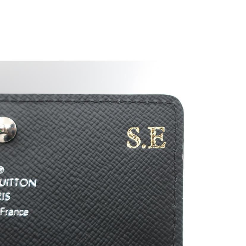 ＬＯＵＩＳ　ＶＵＩＴＴＯＮ ルイ・ヴィトン/アヴァンロップ　カルトドゥ　ヴィンジット　イニシャル有り／名刺入れ　カード入れ　ブラック/M64595//ICｼﾘｱﾙ有/Aランク/65