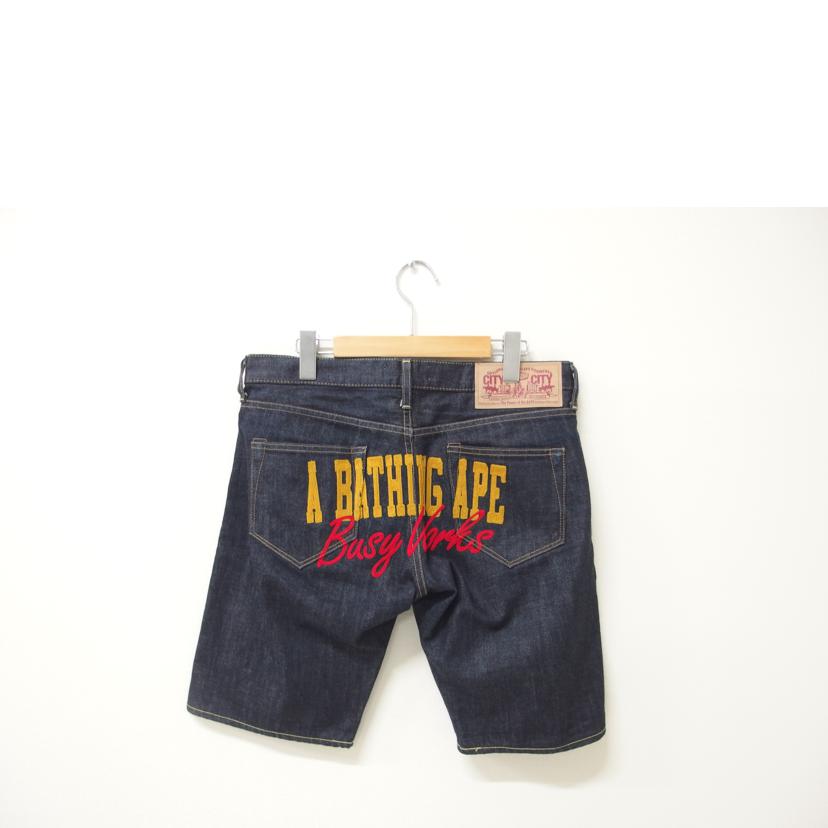 Ａ　ＢＡＴＨＩＮＧ　ＡＰＥ/ＡＰＥ　デニムハーフパンツ//ABランク/83