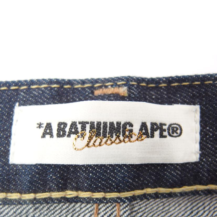 Ａ　ＢＡＴＨＩＮＧ　ＡＰＥ/ＡＰＥ　デニムハーフパンツ//ABランク/83