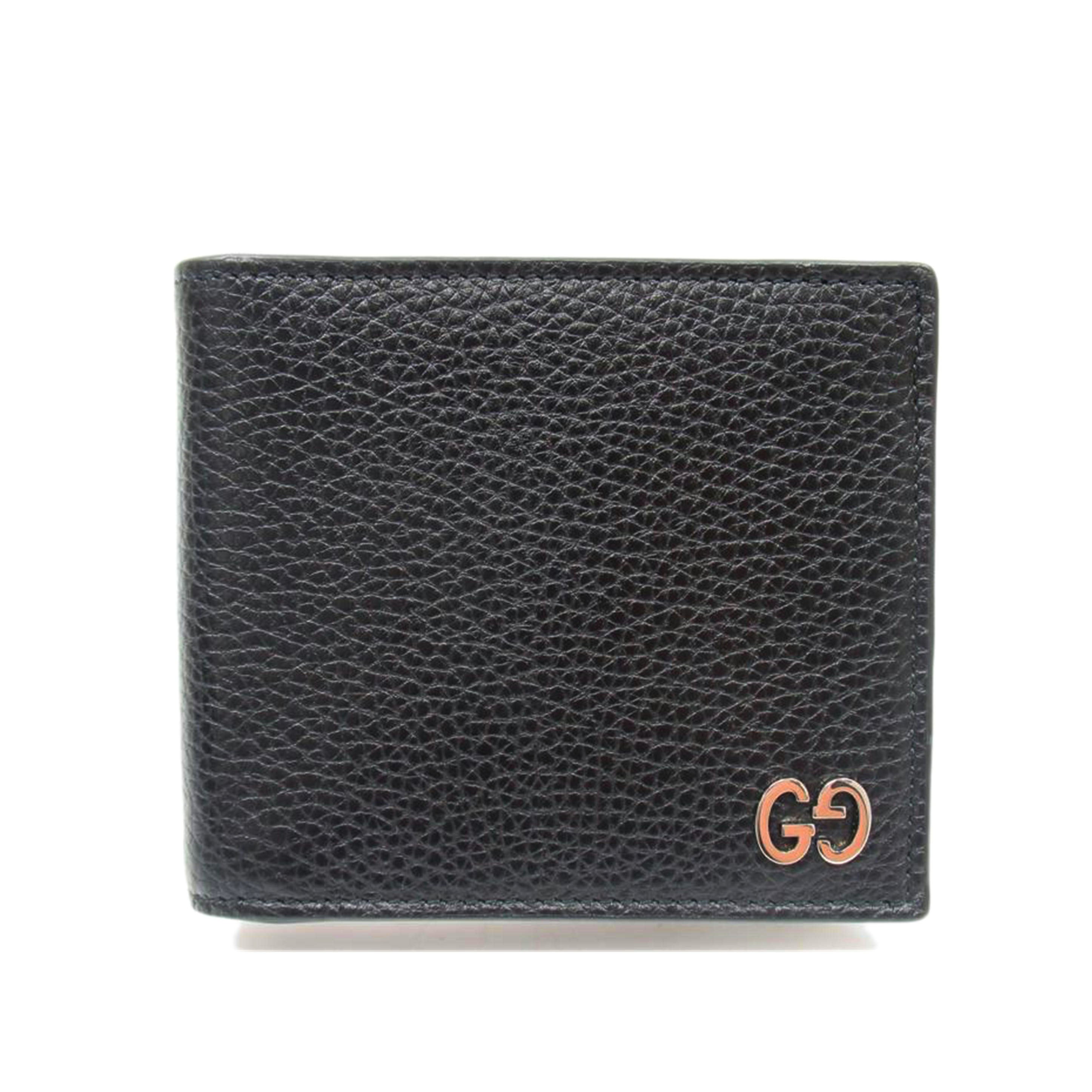 　　ＧＵＣＣＩ/二つ折り財布／レザー/473922//493075/Aランク/63
